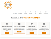 Tablet Screenshot of occhioallavernal.org